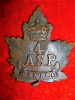 18-4, 4th Ammunition Sub-Park Cap Badge, Gaunt nameplate